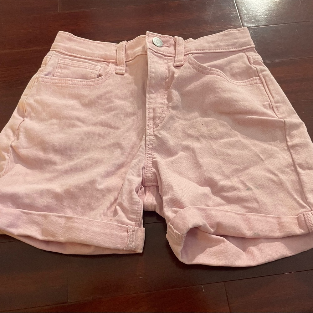 Old Navy Pink Jean Shorts for girls